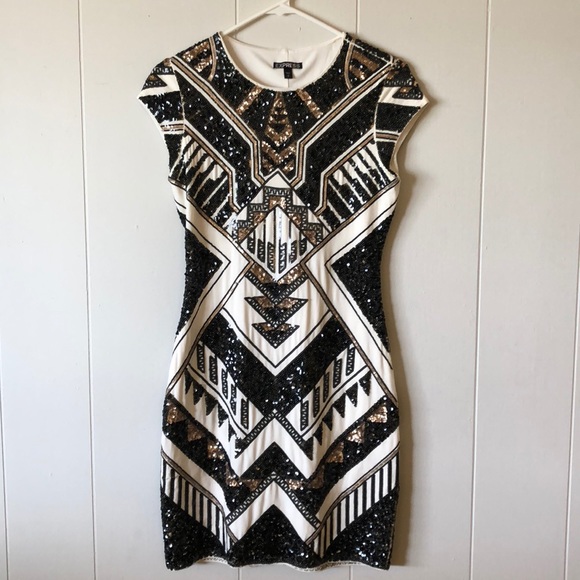 Sequenced Mini Dress - Picture 1 of 4